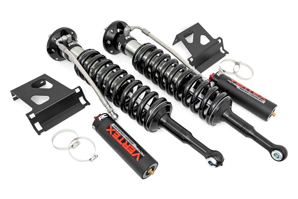 Vertex 2.5 Reservoir Coilovers Front 6 Inch Toyota Tundra 4WD (2007-2021) Rough Country