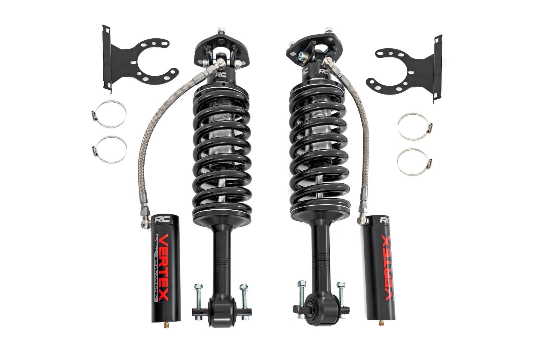 Vertex 2.5 Reservoir Coilovers Front 3.5 Inch Silverado/Sierra 1500 (07-18 & Classic) Rough Country