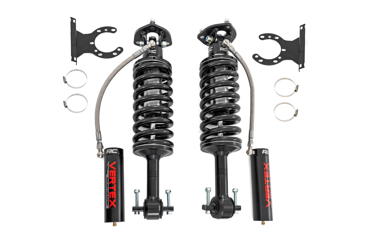 Vertex 2.5 Reservoir Coilovers Front 3 Inch Ford F-150 4WD (2014-2026) Rough Country