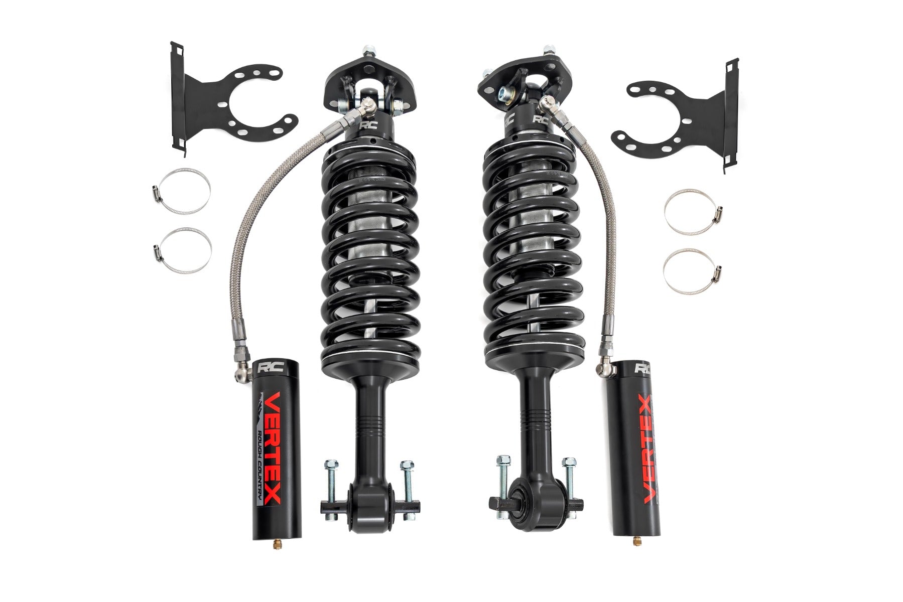 Vertex 2.5 Reservoir Coilovers Front 3 Inch Ford F-150 4WD (2014-2026) Rough Country
