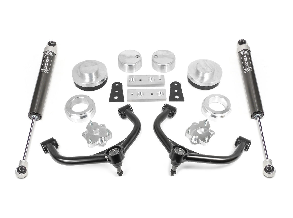 4 Inch SST Lift Kit 2009-2023 Dodge Ram 1500 4WD Classic With Falcon 1.1 Monotube Rear Shocks ReadyLIFT
