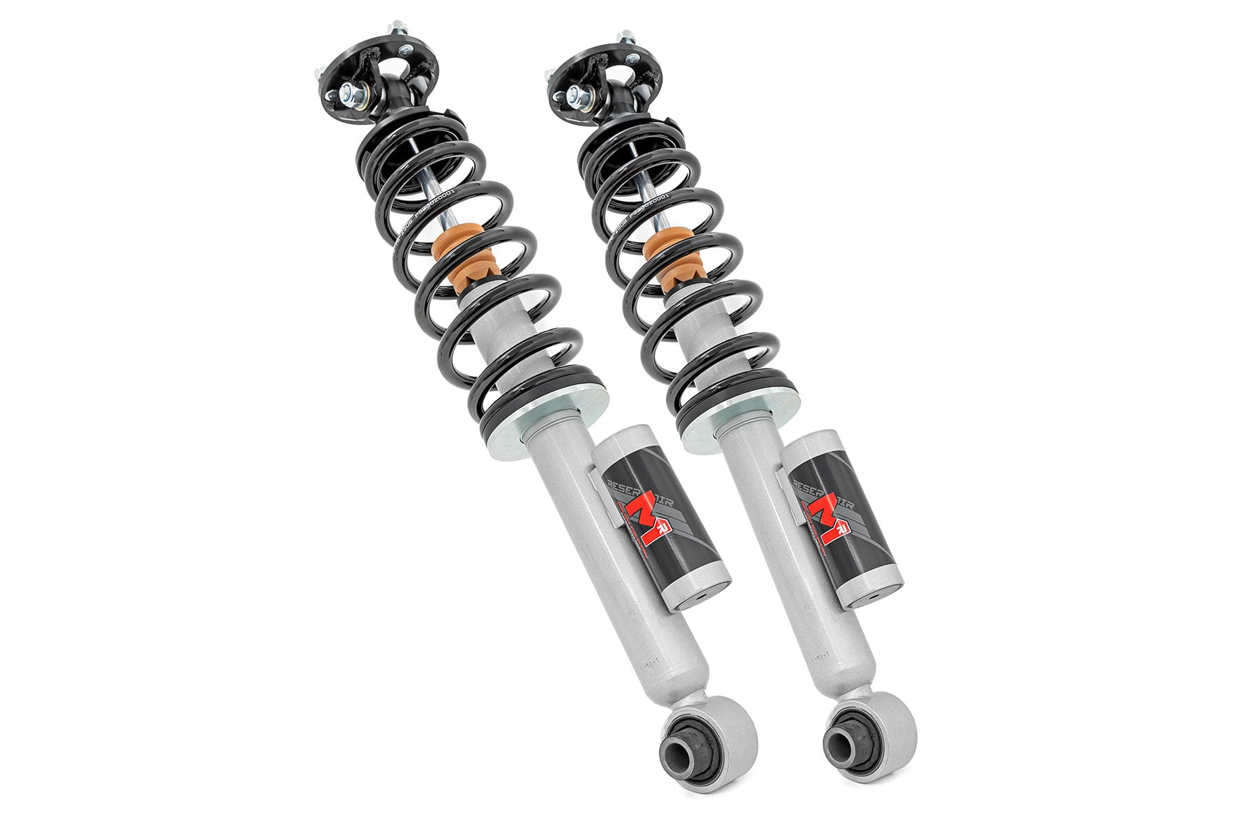 M1R Reservoir Loaded Struts Adjustable Height Rear 2 Inch Ford Bronco (21-25) Rough Country