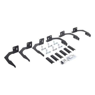V Series V3, RB30 and RB Slim Side Steps Mounting Brackets Only Textured Black 2009-2026 Dodge Ram 1500 Go Rhino