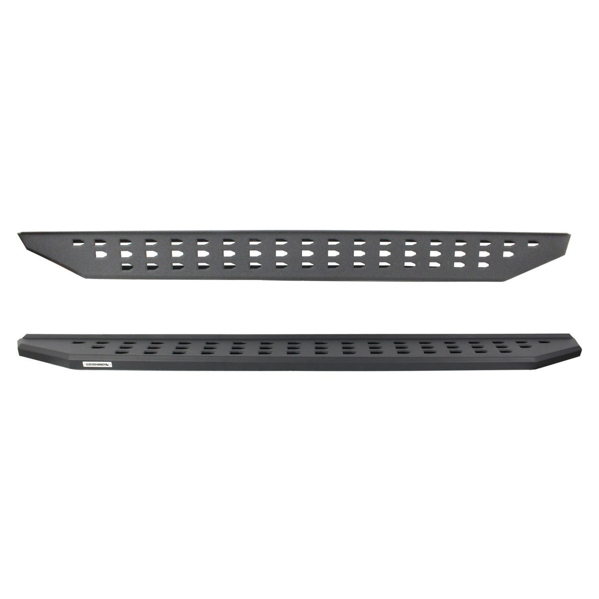 RB20 Running Boards With Mounting Brackets Textured Black 2021-2025 Ford Bronco 2 Door Go Rhino