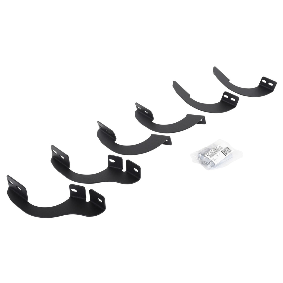 RB10/RB20 Running Boards Mounting Brackets Only Textured Black 2014-2024 Toyota 4Runner Go Rhino