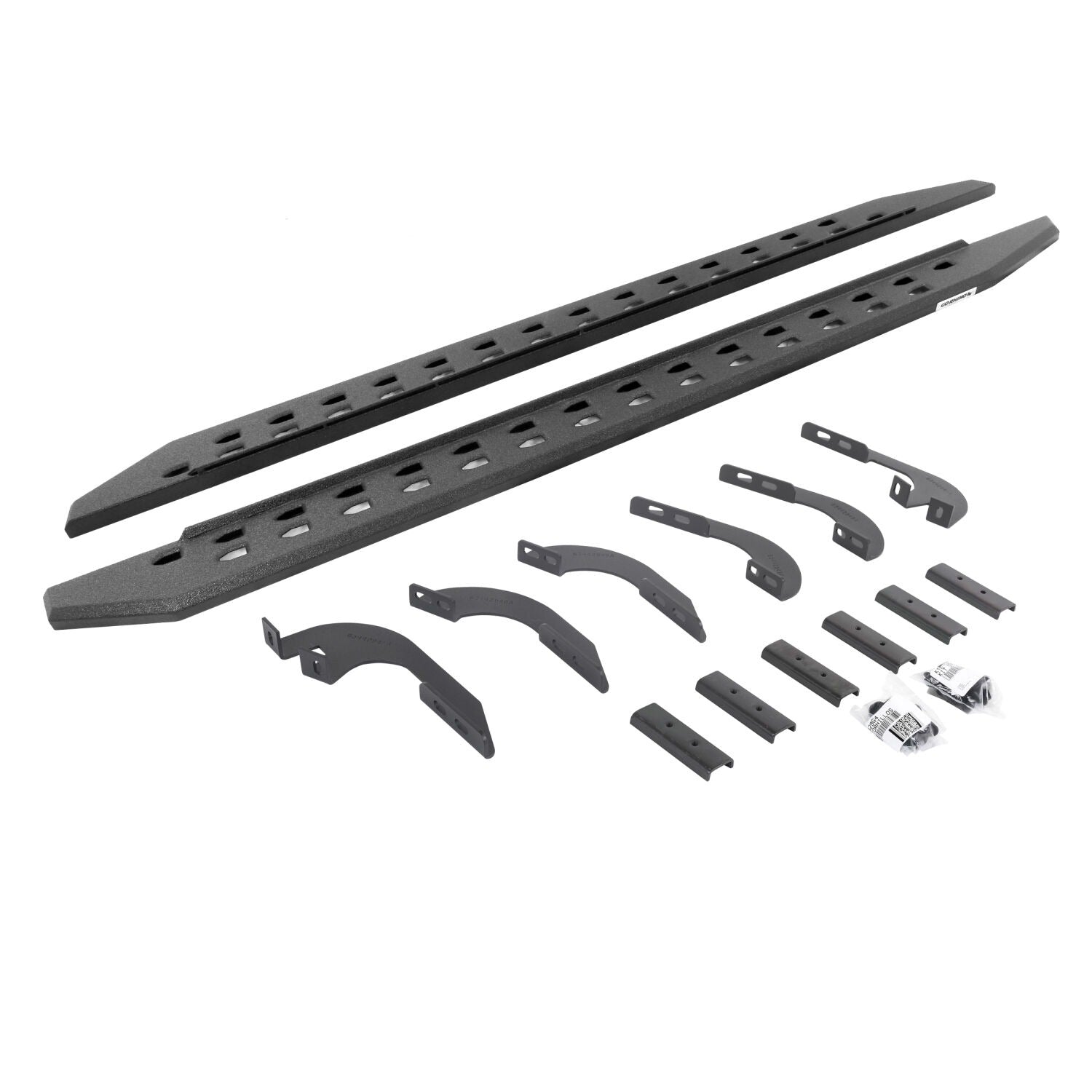 RB20 Slim Line Running Boards with Mounting Bracket Kit Protective Bedliner coating 2025-2026 Toyota 4Runner Go Rhino