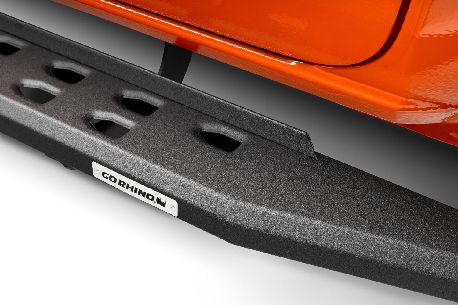 RB20 Slim Running Boards Complete Kit: RB20 Slim Running board + Brackets Textured Black 2023-2026 Toyota Sequoia Go Rhino