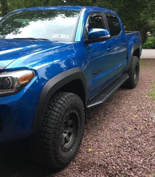 RB20 Running Boards W/Mounting Brackets Kit Text.Black For 2024-2026 Lexus GX550 2024-2026 Toyota Land Cruiser Go Rhino