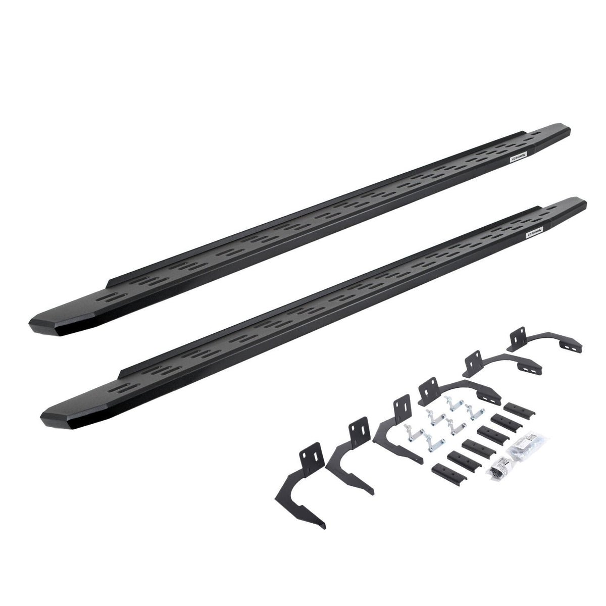 RB30 Running Boards with Mounting Bracket Kit Textured Black 2009-2024 Dodge Ram 1500/2500/3500 Go Rhino