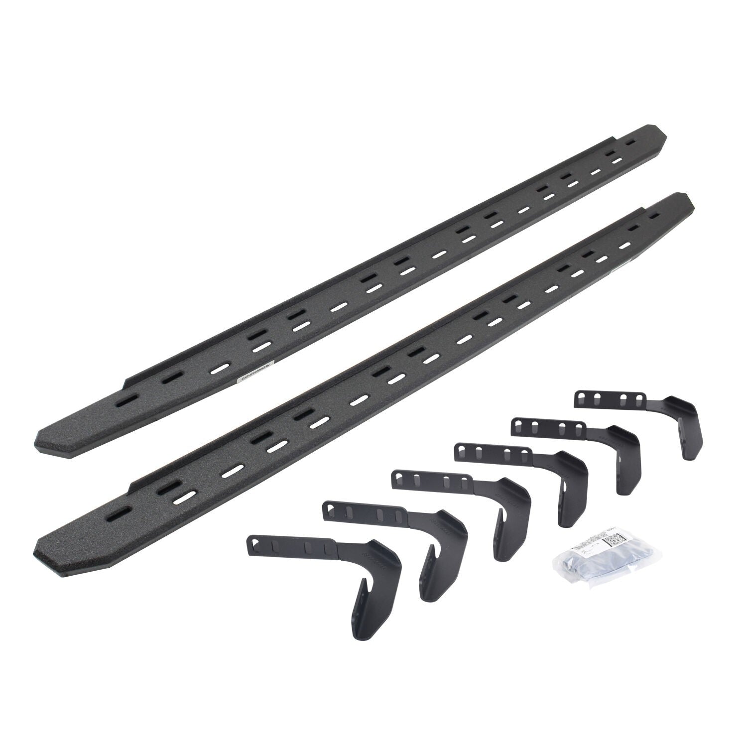 RB30 Slim Line Running Boards with Mounting Bracket Kit Protective Bedliner Coating 1999-2016 Ford F-250/F-350 Go Rhino