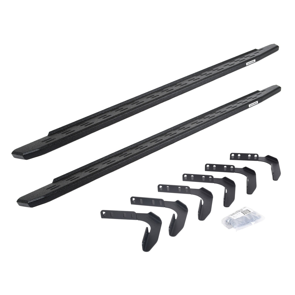 RB30 Running Boards with Mounting Bracket Kit Protective Bedliner Coating 1999-2016 Ford F-250/F-350 Go Rhino