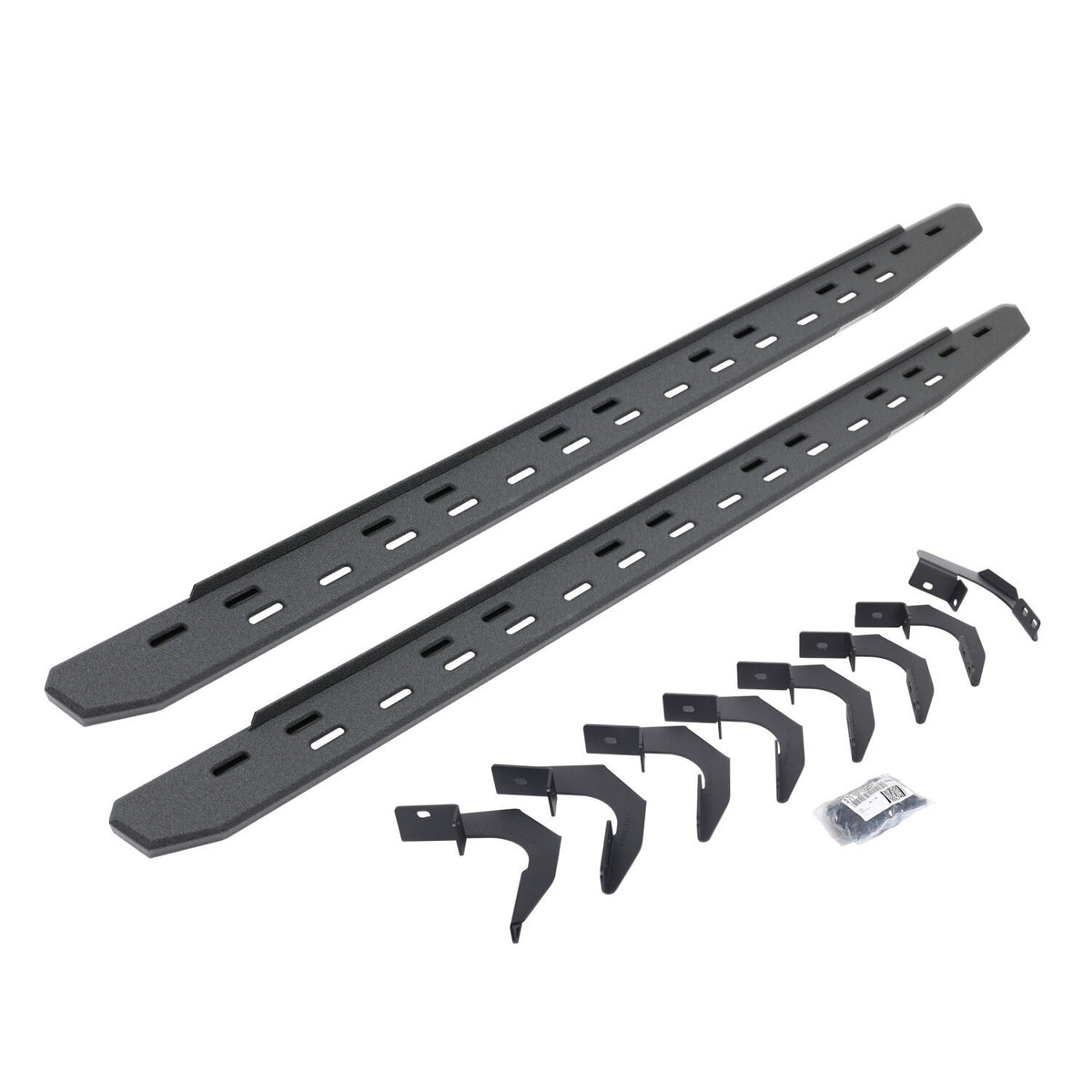 RB30 Slim Line Running Boards with Mounting Bracket Kit Protective Bedliner Coating 2015-2026 Colorado/Canyon Go Rhino