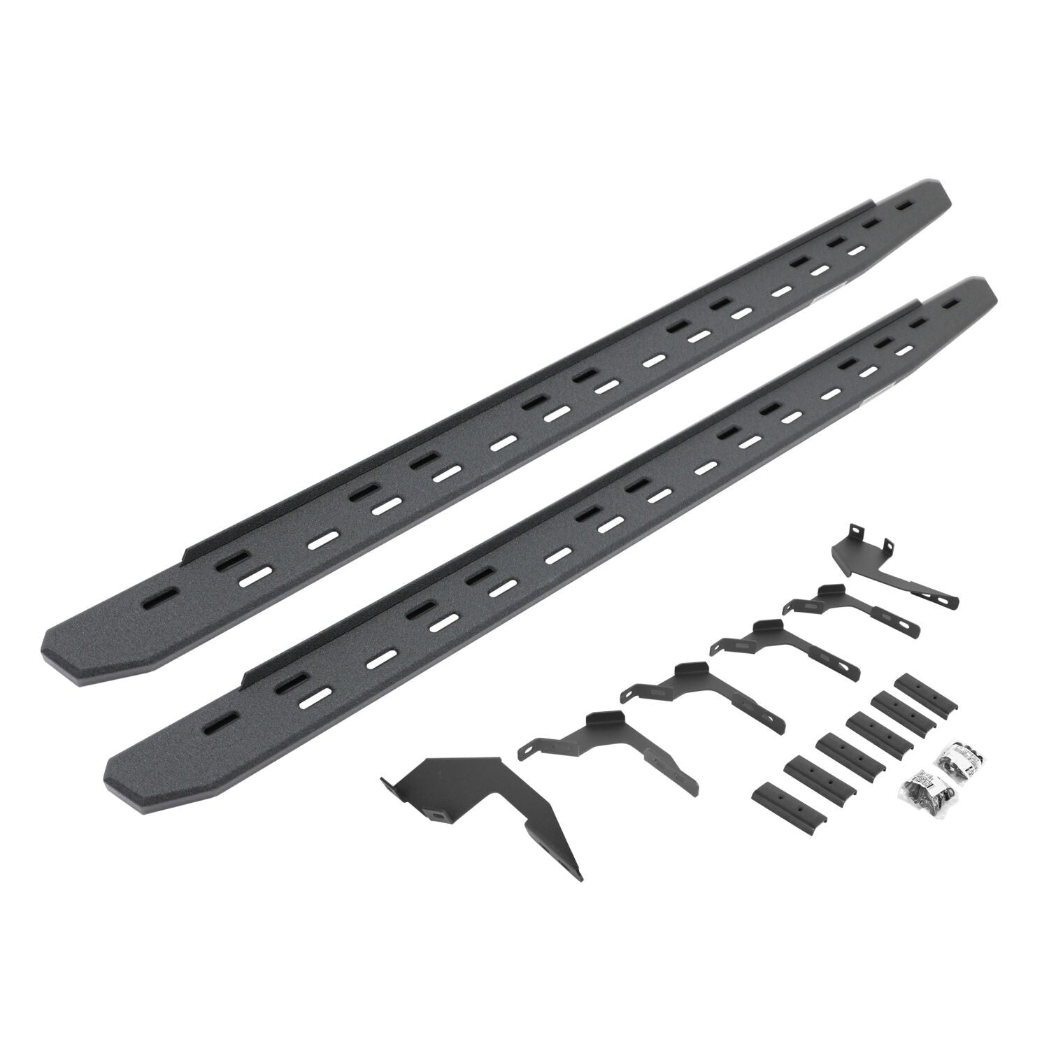 RB30 Slim Line Running Boards with Mounting Bracket Kit Protective Bedliner Coating 2019-2026 Ford Ranger Go Rhino