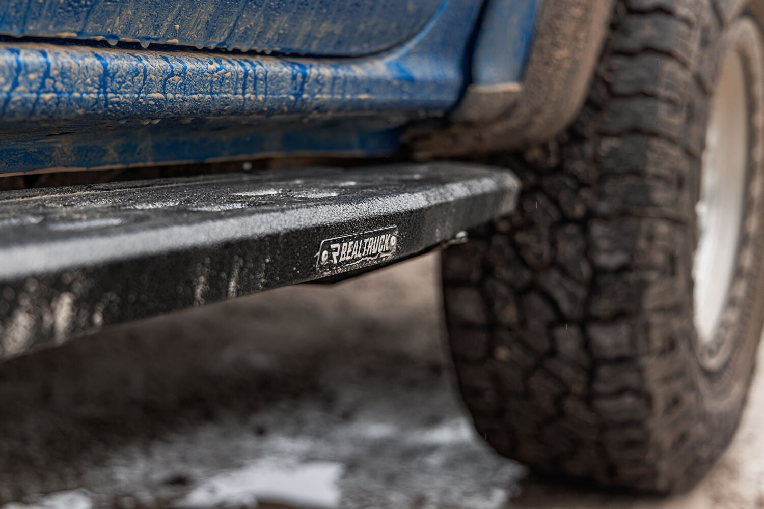RB30 Running Boards with Mounting Bracket Kit Protective Bedliner Coating 2019-2026 Ford Ranger Go Rhino