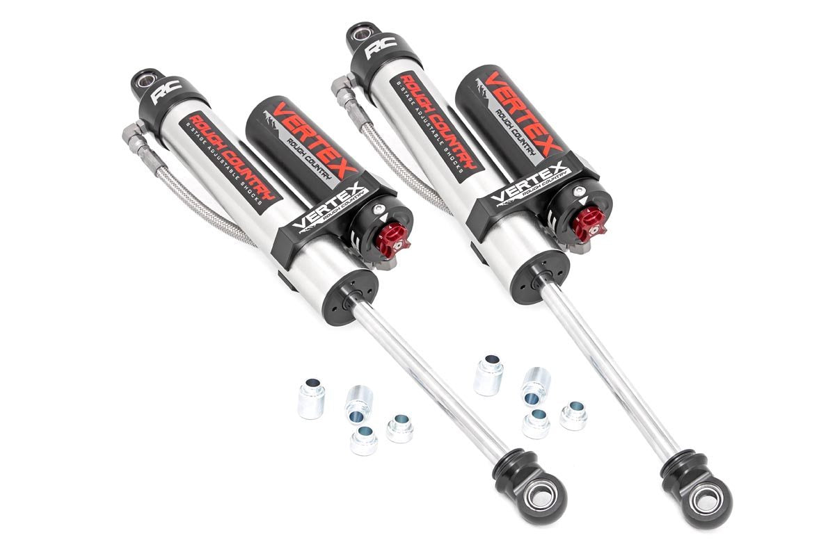 Vertex 2.5 Reservoir Rear Shocks 3.5-4.5 Inch Jeep Wrangler JL (18-25)/Wrangler Unlimited (18-25) Rough Country