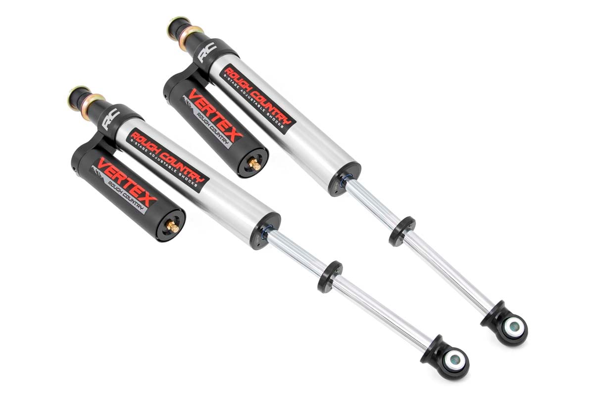 Vertex 2.5 Reservoir Rear Shocks 6 Inch Toyota Tundra 2WD/4WD (2007-2021) Rough Country