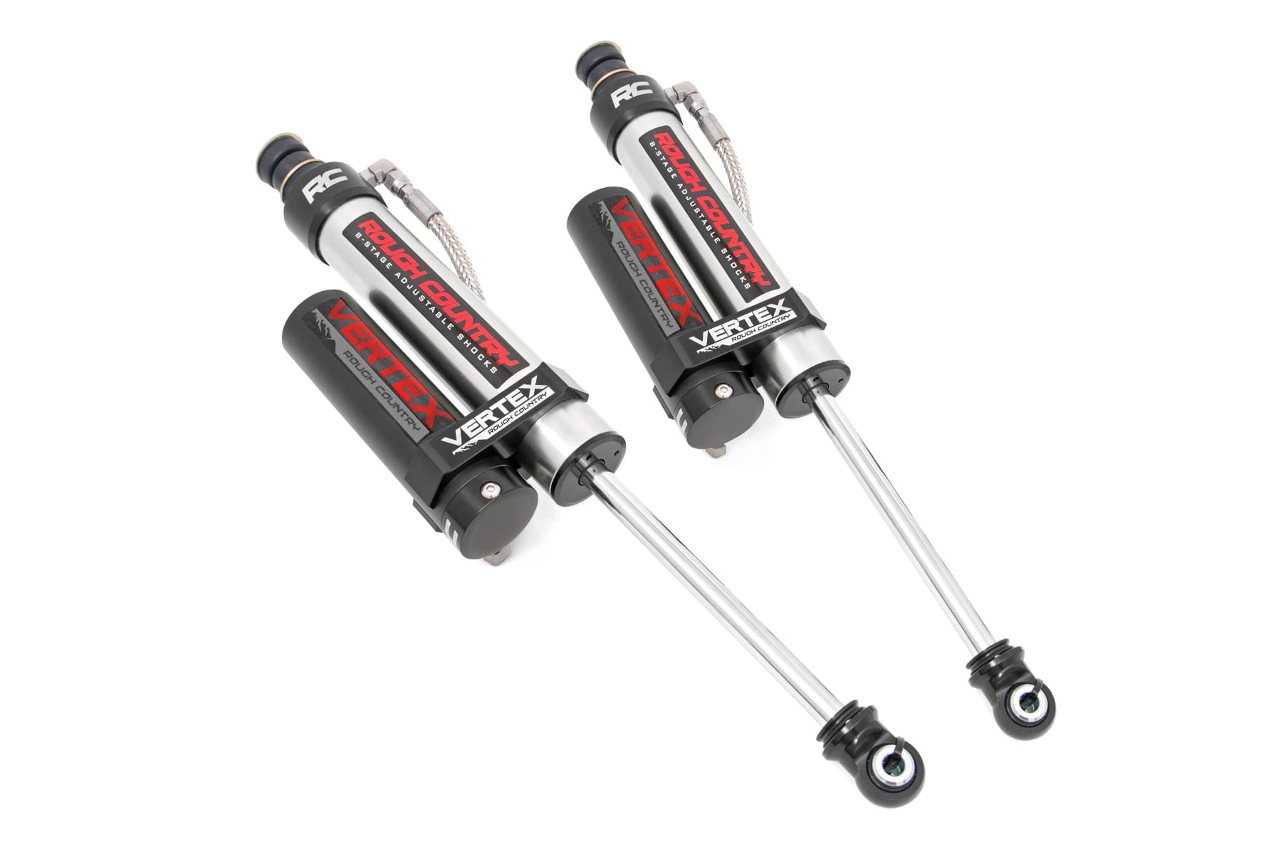 Vertex 2.5 Reservoir Rear Shocks 6-7.5 Inch Ram 1500 2WD/4WD (2019-2026) Rough Country
