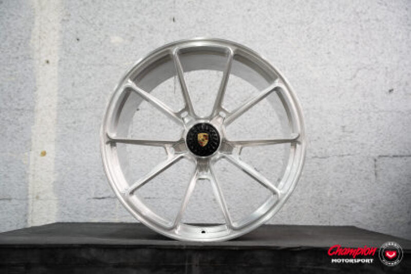 Vossen X Champion RS92 21X9.5 / ET50 / 5X130 / Brushed Gloss Clear Wheel / Taycan - Front