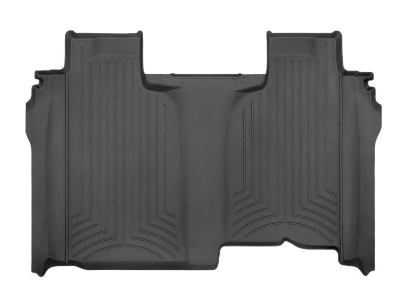 WeatherTech 19-23 Chevrolet Silverado 1500 Crew Cab Rear FloorLiner - Black