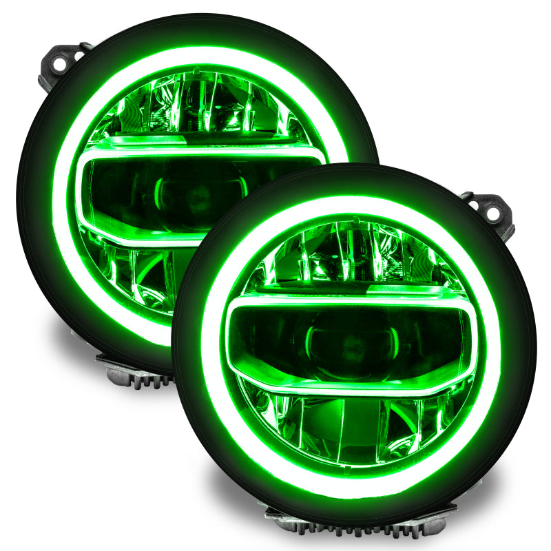 Oracle Jeep Wrangler JL/Gladiator JT RGB+W Headlight DRL Kit - ColorSHIFT w/o Controller