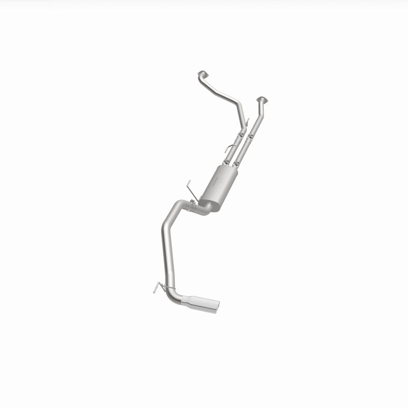 MagnaFlow CatBack 07-15 Nissan Titan V8 LGAS/LFLEX Single MF Polished Stainless Exhaust