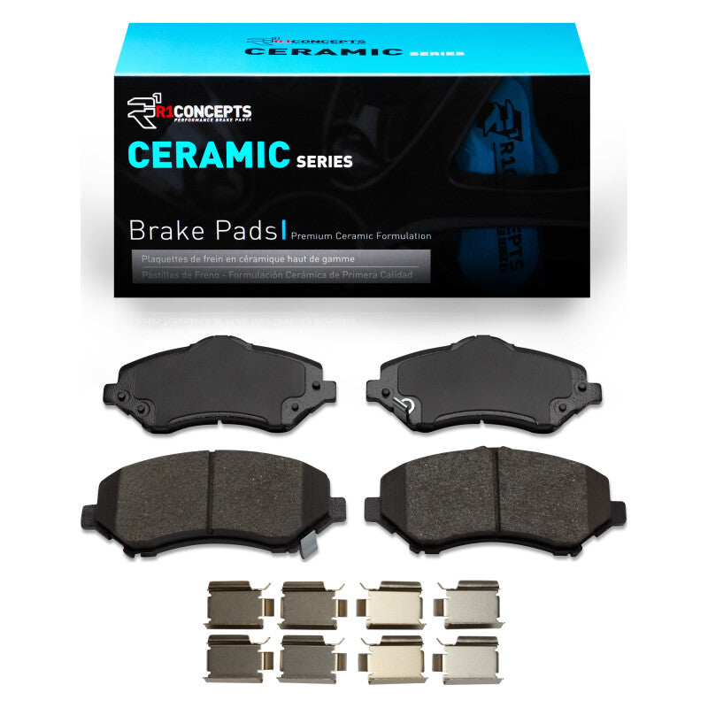 R1 2007-2018 Chrysler Town & Country Front R1 Ceramic Pads & Hardware Kit