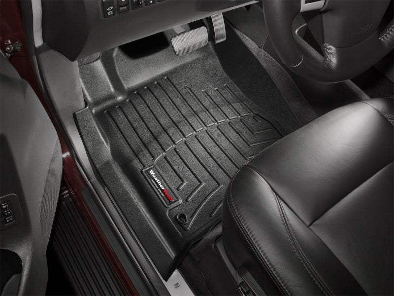 WeatherTech 08+ Nissan Armada Front FloorLiner - Black