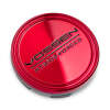 Vossen Hybrid Forged Optional Center Cap - Transparent Red