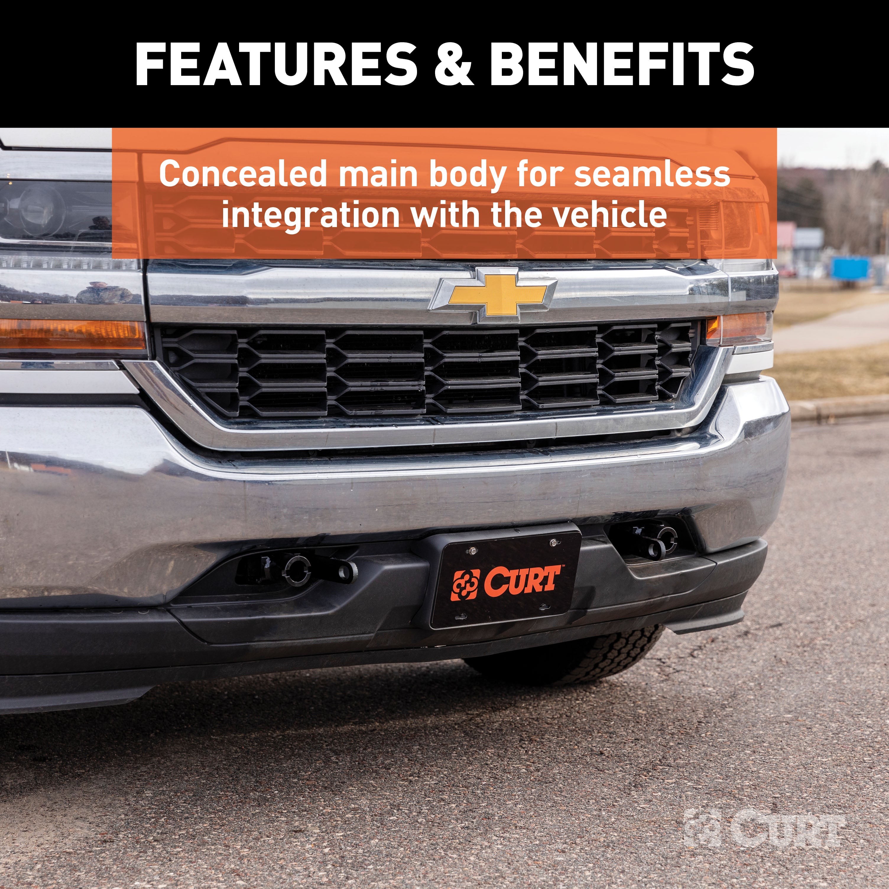 CURT Custom Tow Bar Base Plate Brackets for Dinghy Towing, Fits Select Chevrolet Silverado, Suburban, Tahoe, GMC Sierra Model 70120