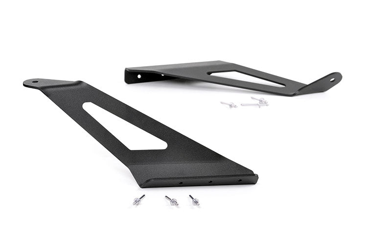 LED Light Mount Upper Windshield 50 Inch Curved Silverado/Sierra 2500HD/3500HD (15-19) Rough Country