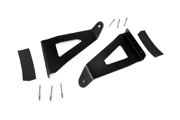 LED Light Mount Upper Windshield 54 Inch Curved Ford F-150 2WD/4WD (04-14) Rough Country