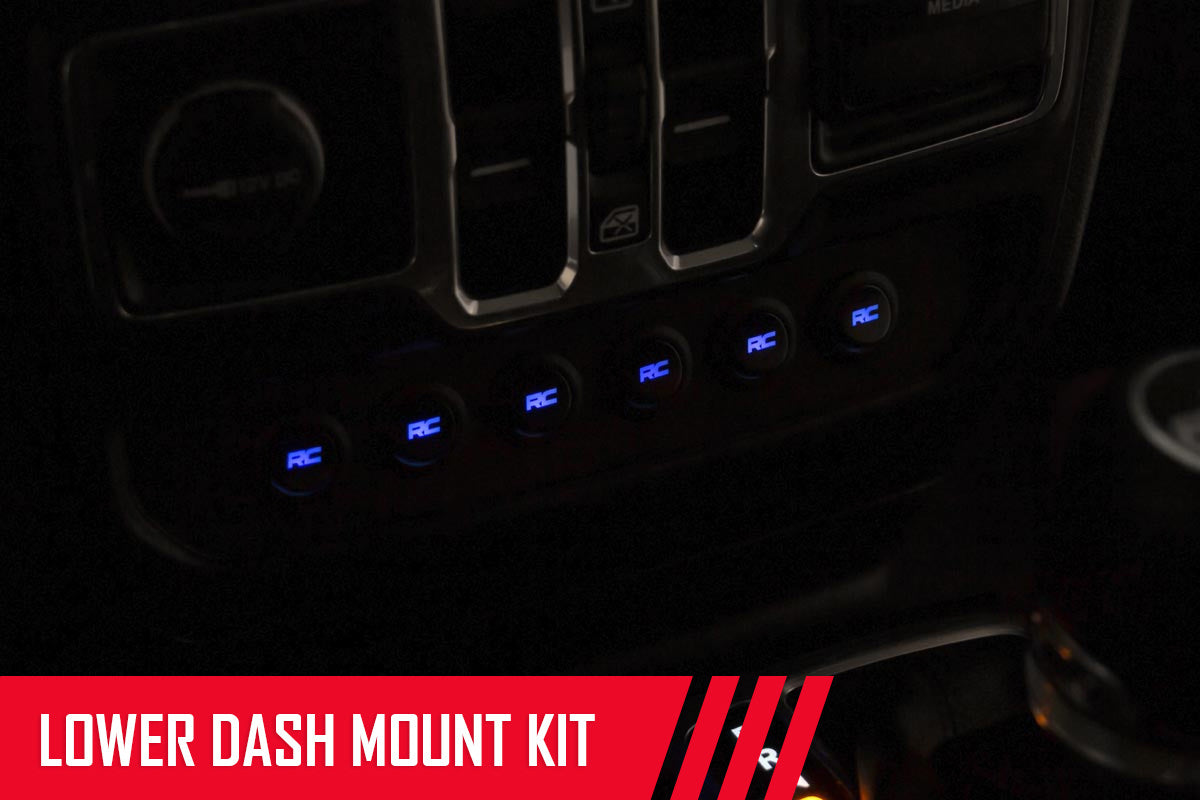 MLC-6 Muliple Light Controller Lower Dash Jeep Wrangler JL/Wrangler Unlimited (18-26) Rough Country
