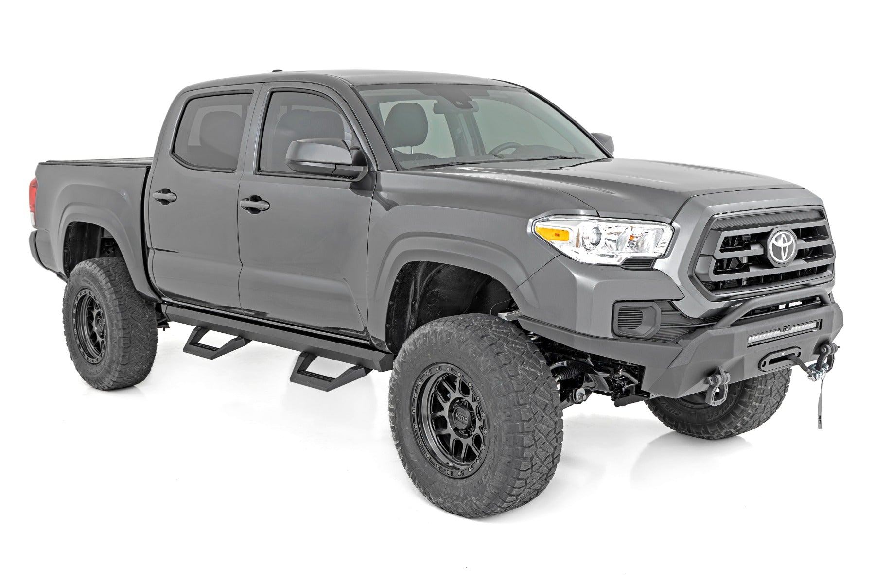 SRX2 Adj Aluminum Step Double Cab Toyota Tacoma 2WD/4WD (2005-2023) Rough Country