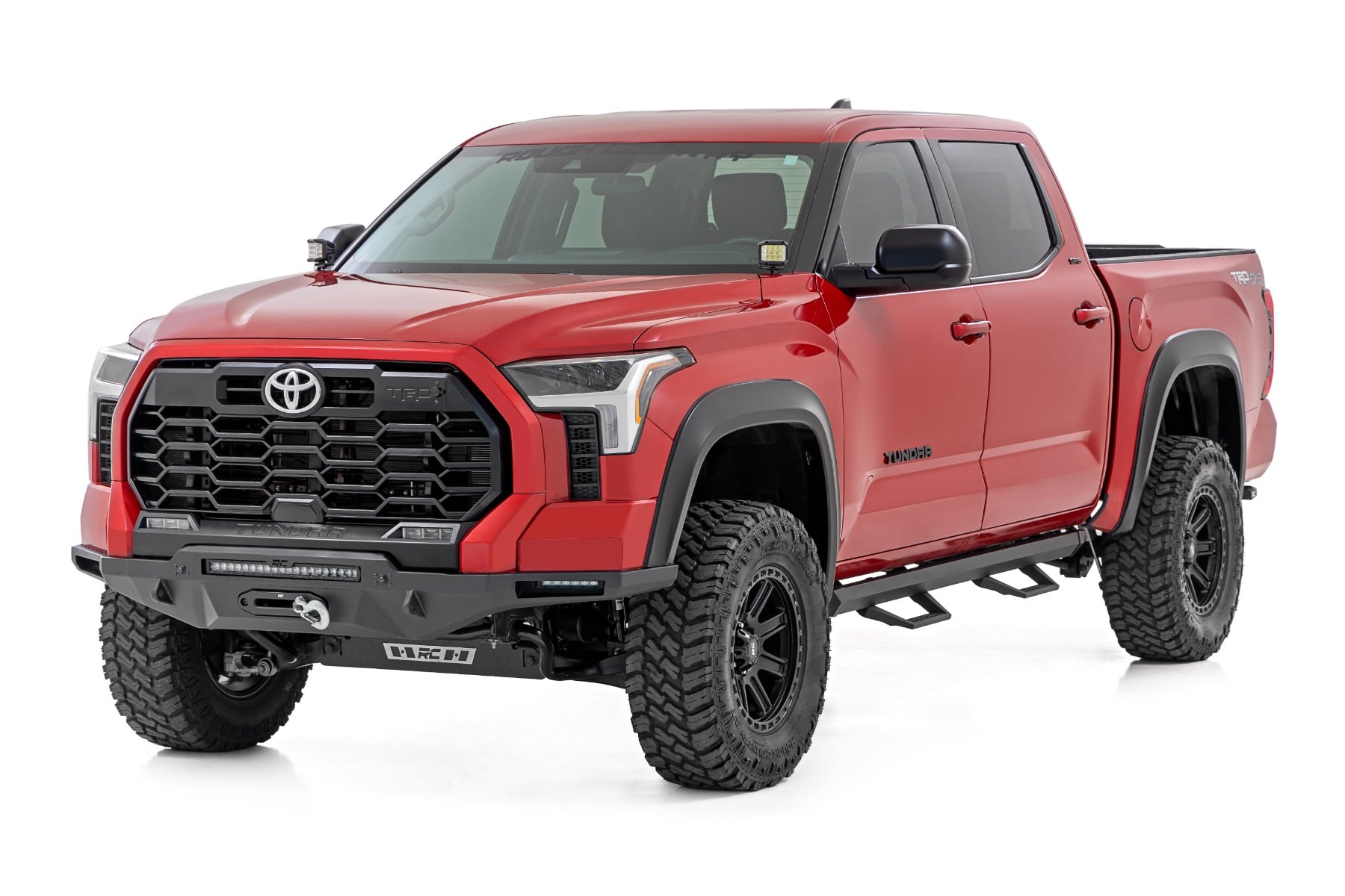 SRL2 Adj Aluminum Steps CrewMax Toyota Tundra 2WD/4WD (2022-2026) Rough Country
