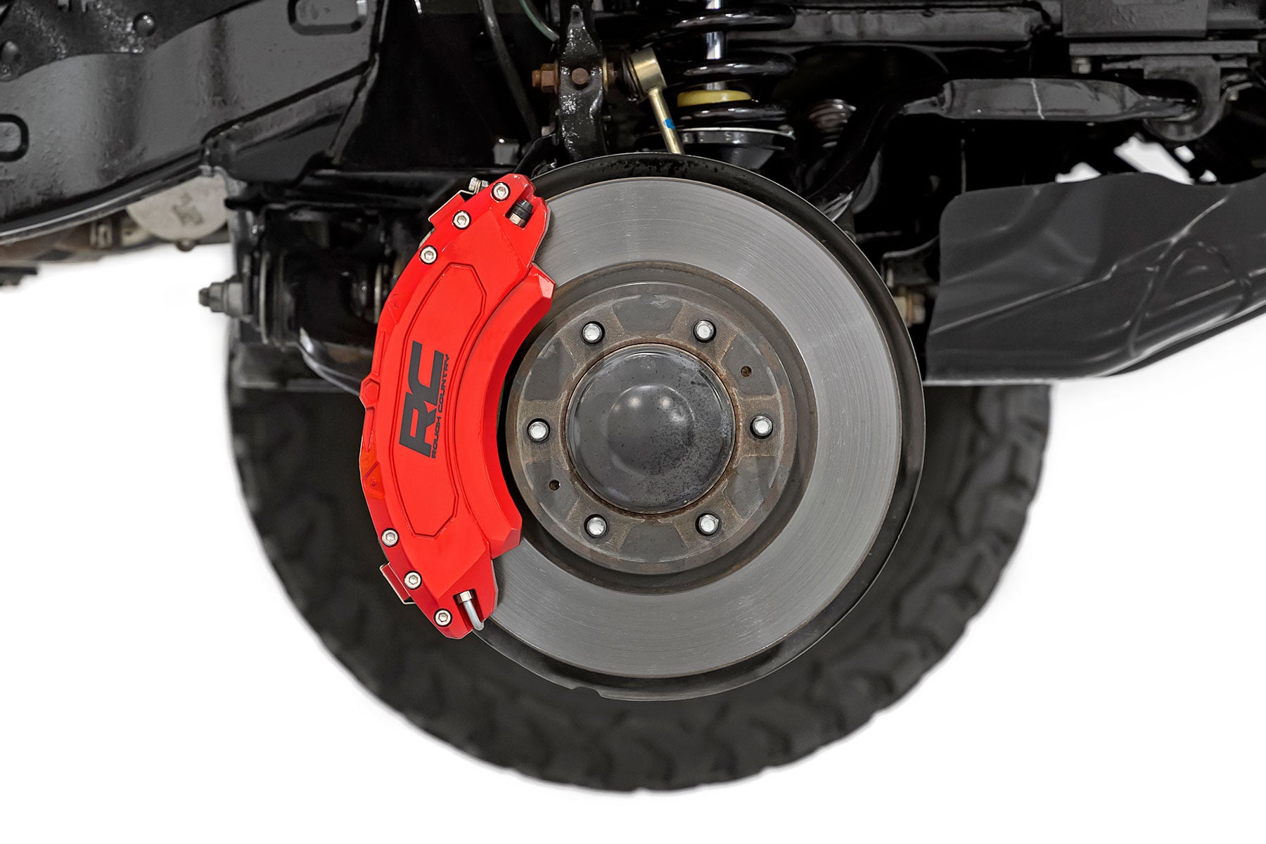 Caliper Covers Front and Rear Red Elec Brakes Ford Expedition/F-150/Raptor Rough Country