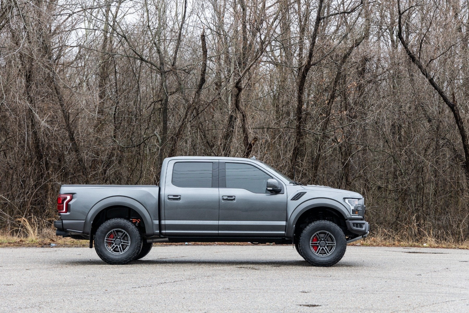 Caliper Covers Front and Rear Red Elec Brakes Ford Expedition/F-150/Raptor Rough Country