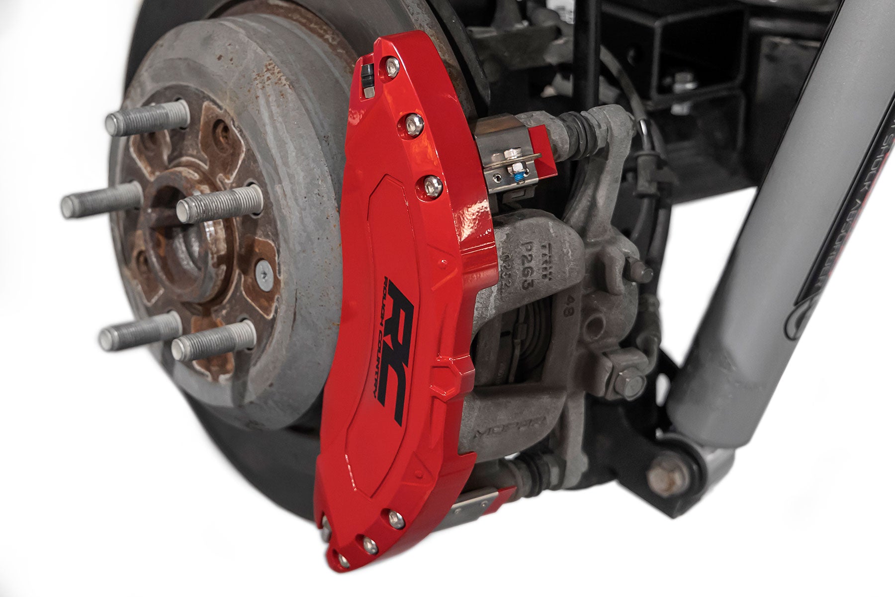 Caliper Covers Rear Red Ford F-150 2WD/4WD (2021-2025) Rough Country
