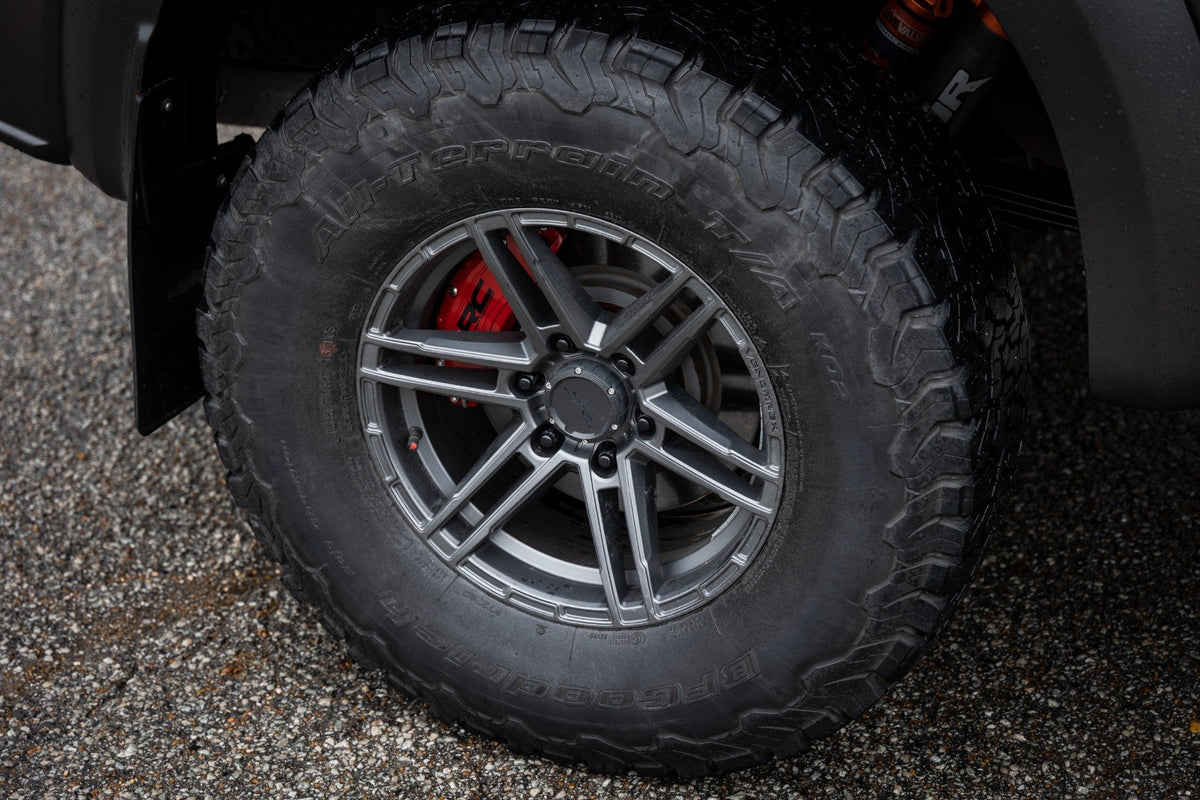Caliper Covers Front and Rear Red Mech Brake Ford Expedition/F-150/Raptor Rough Country