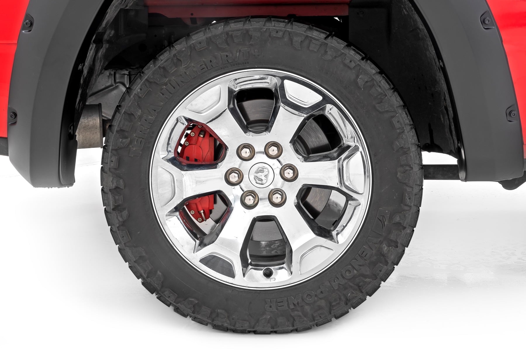 Caliper Covers Front and Rear Red Ram 1500 2WD/4WD (2019-2026) Rough Country