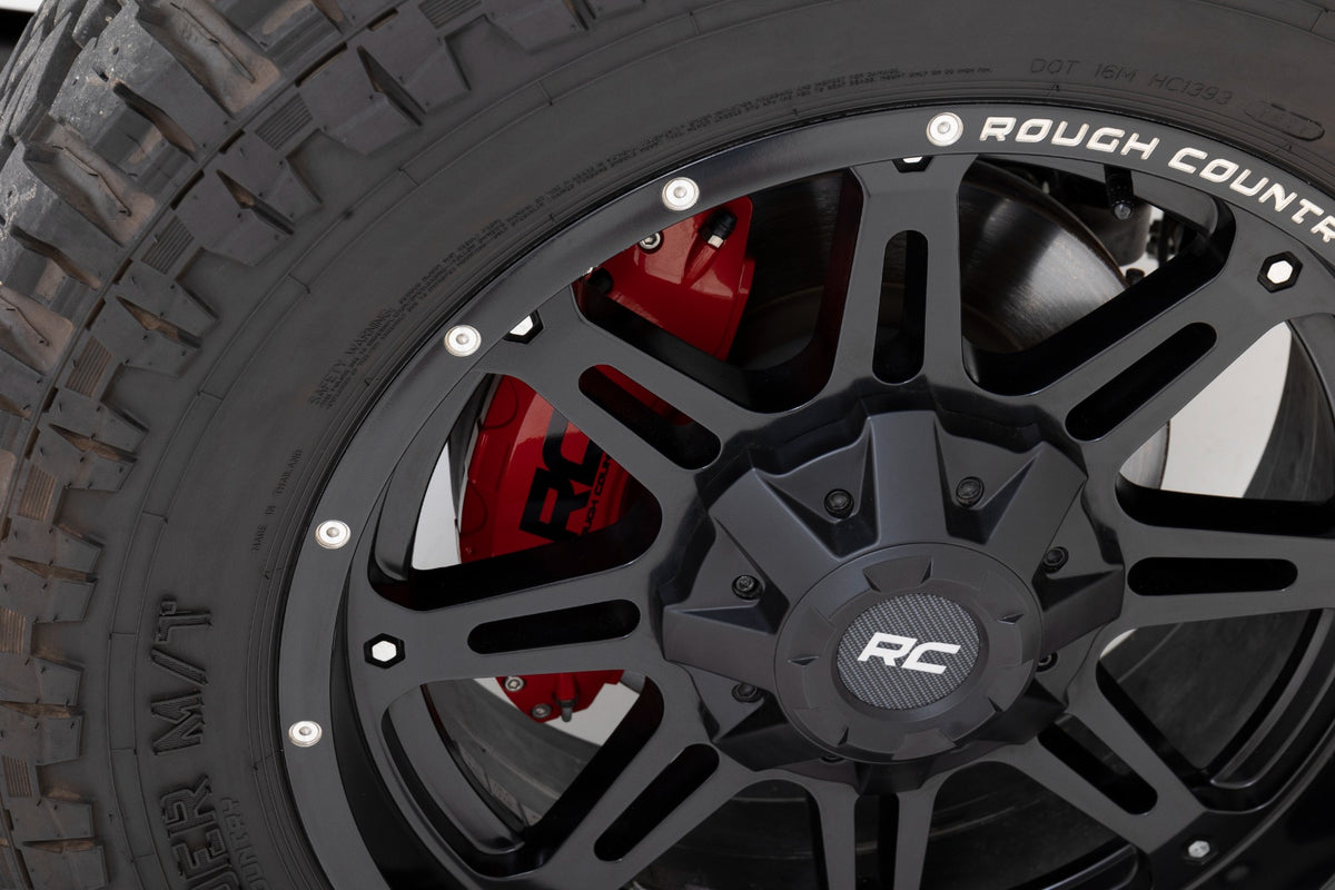 Caliper Covers Rear Red Sport Jeep Wrangler JL (18-25)/Wrangler Unlimited (18-25) Rough Country