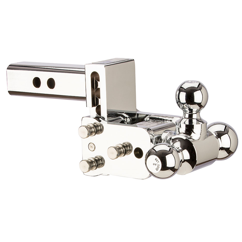 B&W Trailer Hitches 6" Chrome Tri-Ball-Boxed Model TS10047C
