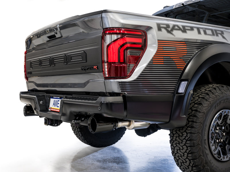 AWE Tuning Gen 3 Raptor R SwitchPath Exhaust - Diamond Black Tips