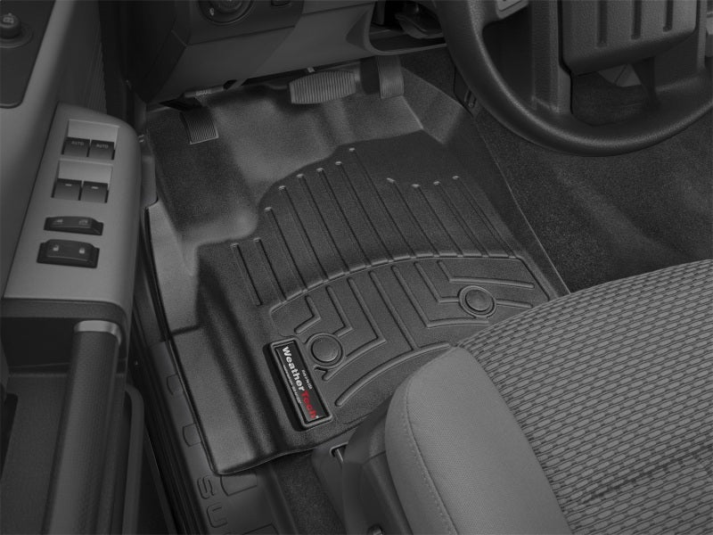 WeatherTech 12+ Ford F250/F350/F450/F550 Front FloorLiner - Black