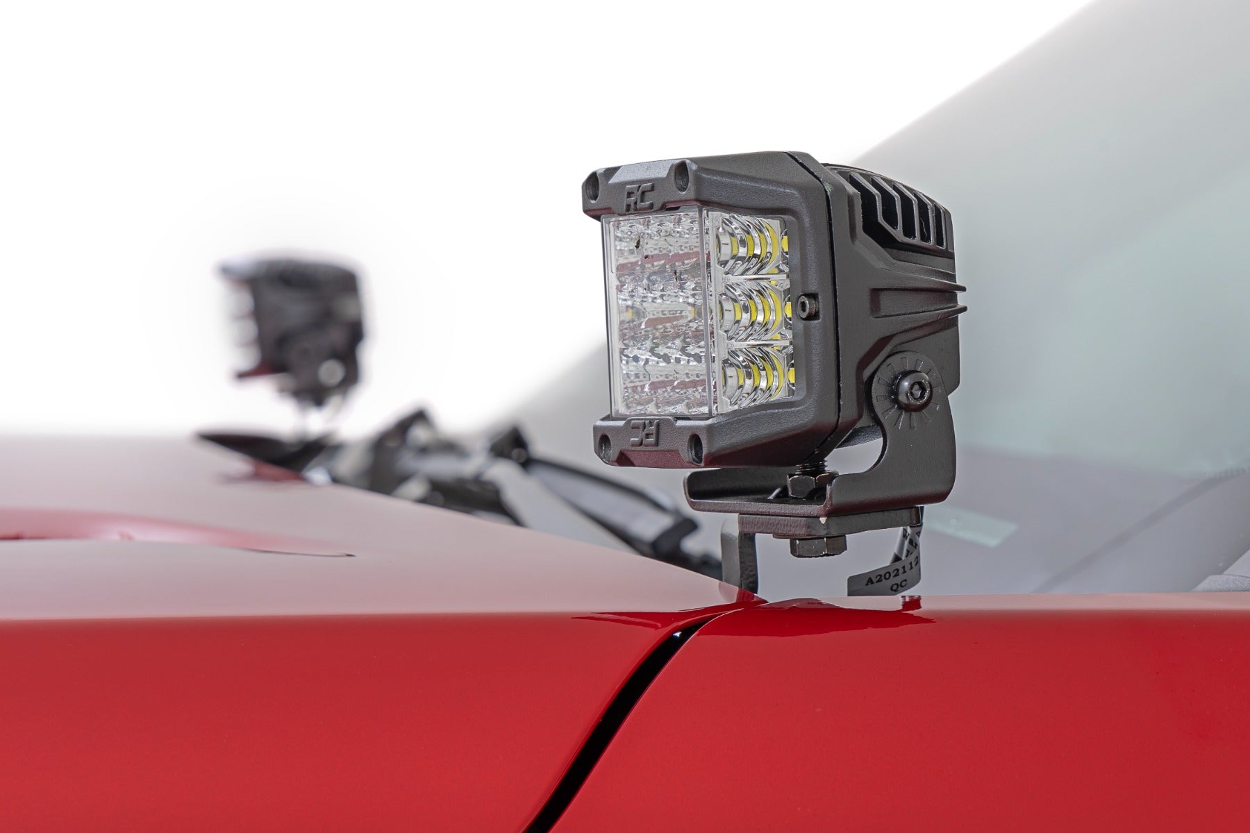 LED Light Kit Ditch Mount 3 Inch OSRAM Wide Toyota Tacoma 2WD/4WD (24-26) Rough Country