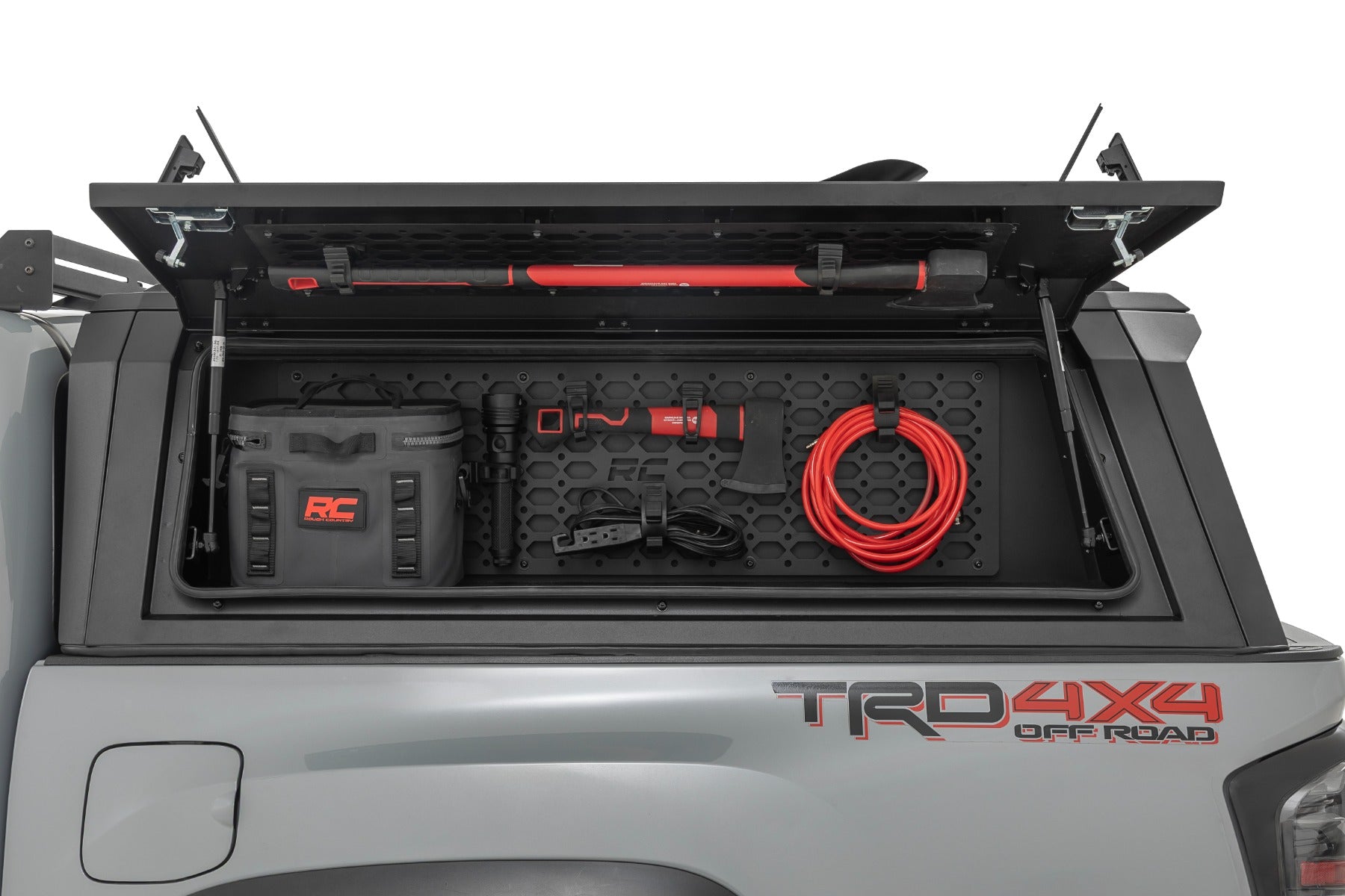 Bed Cap Molle Panel Side Storage Bin Drivers Side Toyota Tacoma (16-23) Rough Country