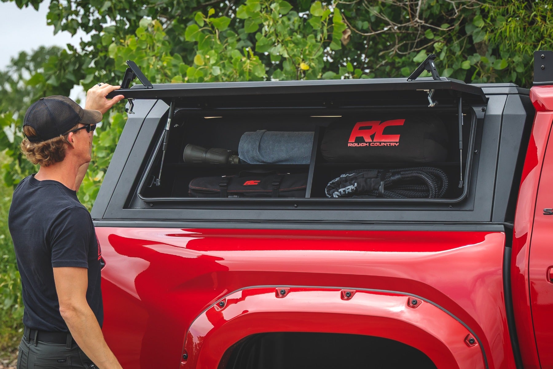 Bed Cap Side Shelf Storage Bin Passengers Side Toyota Tacoma (24-26) Rough Country