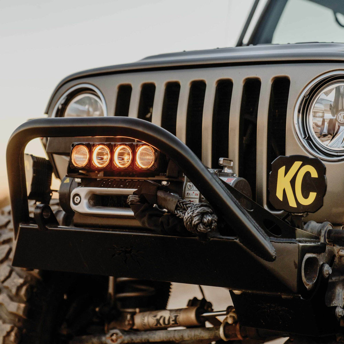 Winch Fairlead Light Mount KC HiLiTES