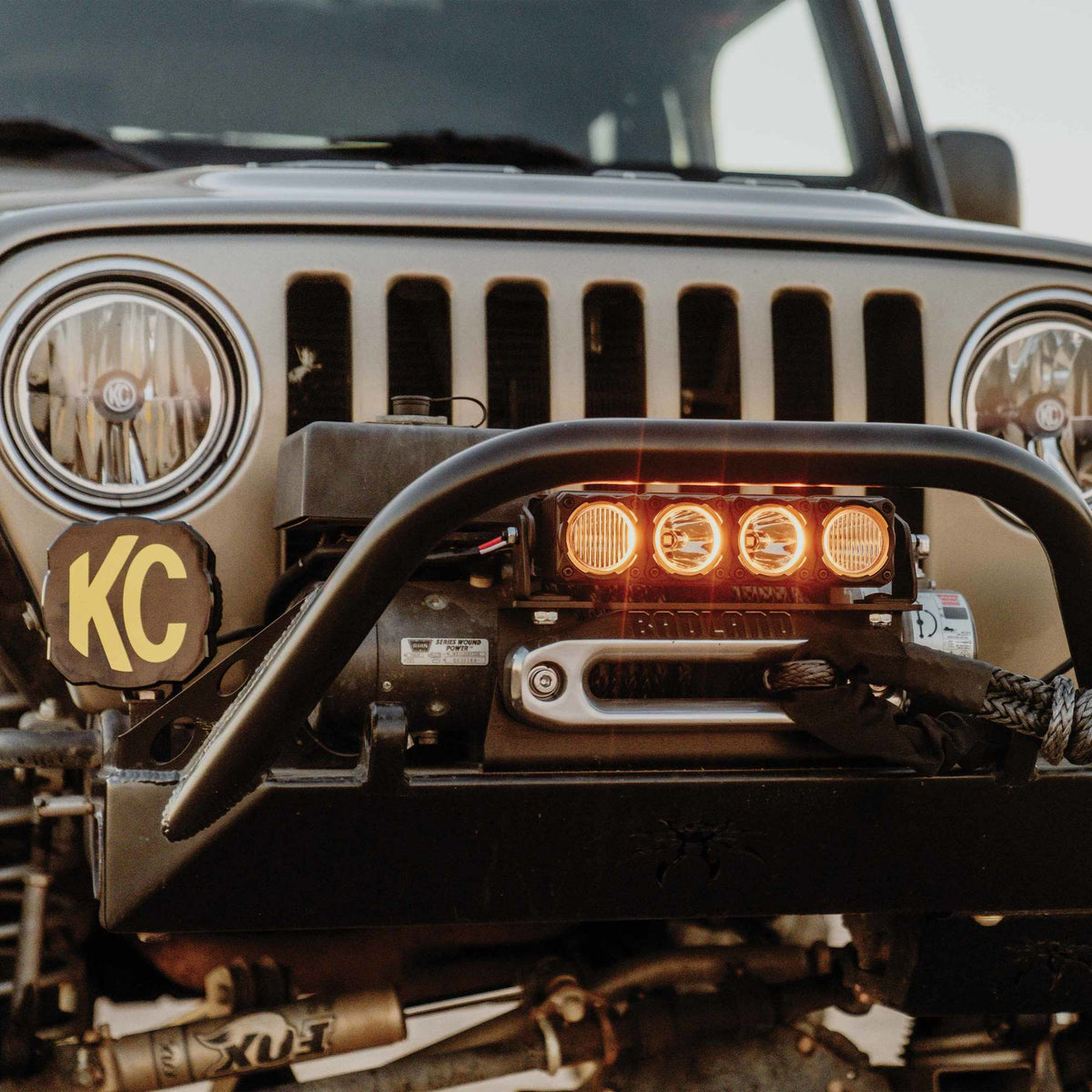 Winch Fairlead Light Mount KC HiLiTES