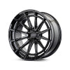Vossen HFX-5 24x12 / 8x170 / ET44 / 125.1 / Ultra Deep - Gloss Black Wheel
