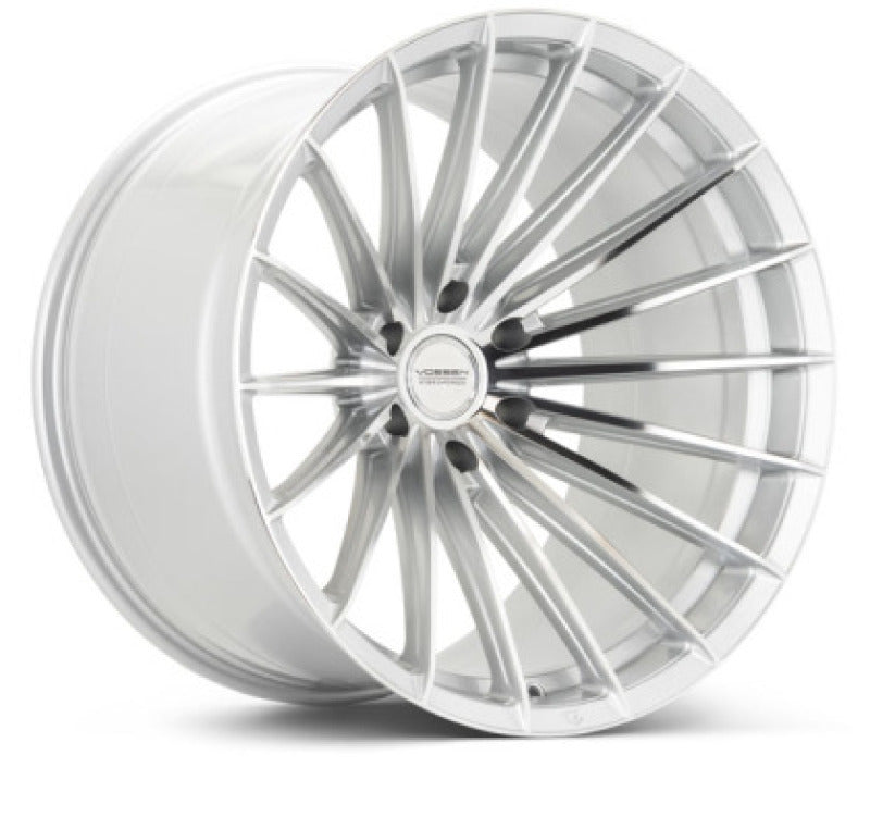 Vossen HFX-4 22x9 - 5x114.3 - ET32 - Flat Face - 73.1 - Silver Polished Wheel